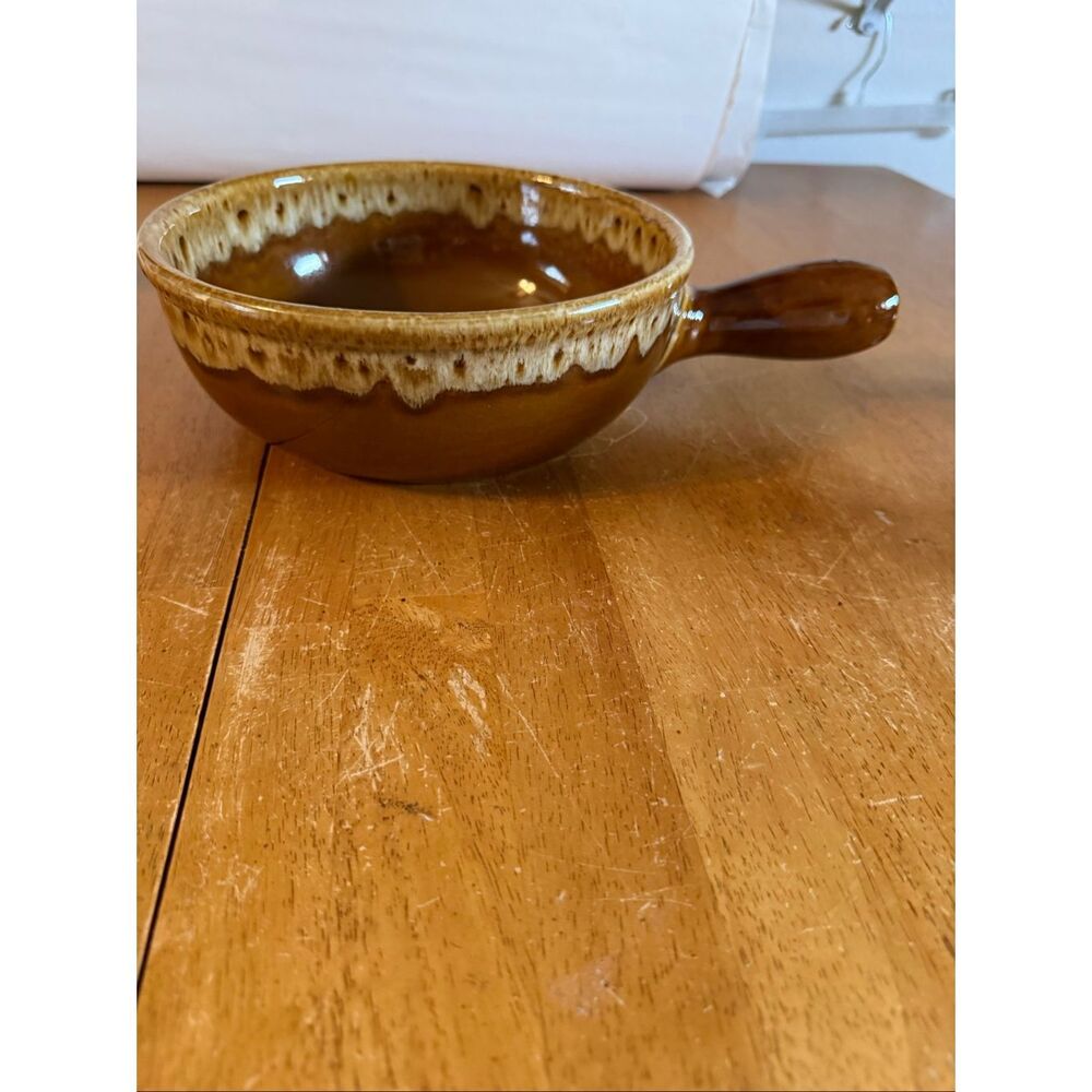 Extra Large French onion soup crock stoneware/ceramic side handle